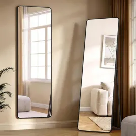 lustro-stojace-160x50-cm-czarna-rama-aluminiowa-wiszace-do-sypialni