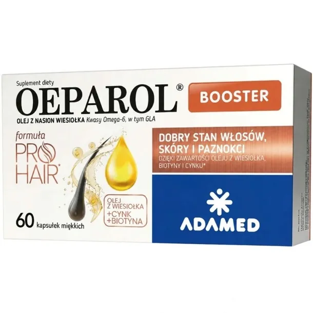 Oeparol Booster 60 kapsułek + GRATIS GRZEBIEŃ DO WŁOSÓW
