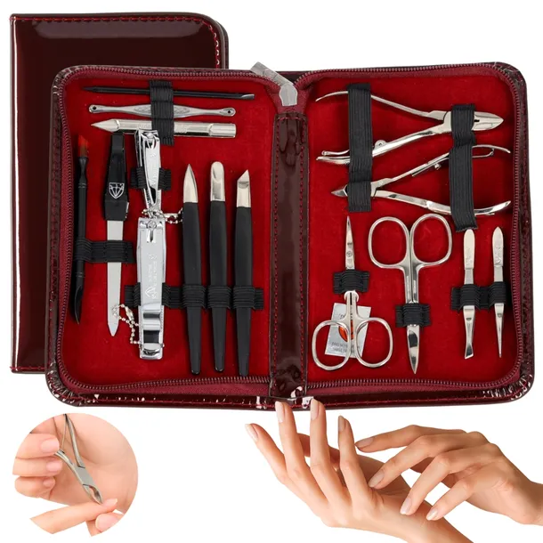 Zestaw do paznokci Solingen F manicure pedicure akcesoria cążki pęseta