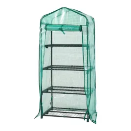 szklarnia-chaam-z-4-polkami-158x69x49cm-zielona