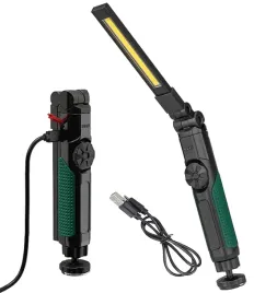 latarka-reczna-led-lampa-warsztatowa-skladana-led-cob-5w-akumulatorowa