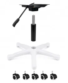 zestaw-do-fotela-obrotowego-uniwersalna-podstawa-biala-podwozie-54-cm