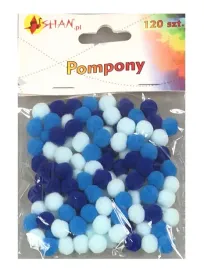 pompony-kolorowe-mix-niebieski-120-szt-shan-sp01