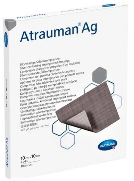 Atrauman Ag 10 x 10 cm opatrunek Hartmann 10szt
