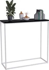 nowoczesna-konsola-przedpokoj-loft-80x30h80-biala-czarny-minipearl