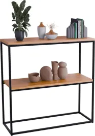konsola-metalowa-toaletka-stolik-polka-stojaca-loft-czarny-lancelot-60x20