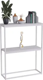 konsola-podwojna-z-polka-przedpokoj-loft-60x20h80-biala-blat-bialy-mat