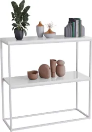konsola-metalowa-toaletka-stolik-polka-stojaca-loft-bialy-polysk-60x20h80