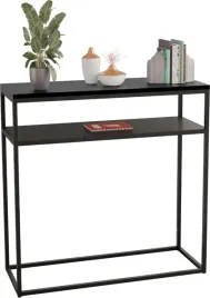 nowoczesna-konsola-podwojna-przedpokoj-loft-80x30x80-czarna-blat-minipearl