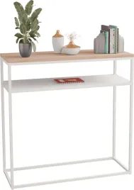 nowoczesna-konsola-podwojna-przedpokoj-loft-80x30x80-biala-blat-dab-artisan