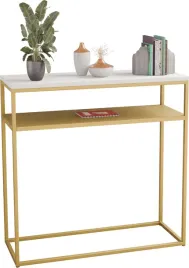 nowoczesna-konsola-podwojna-przedpokoj-loft-80x30x80-zlota-blat-bialy-mat