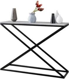 konsola-x-metalowa-toaletka-stolik-polka-stojaca-loft-czarny-beton-110x30