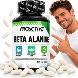 beta-alanina-wytrzymalosc-sila-pompa-proactive-beta-alanine-690mg-90-kaps