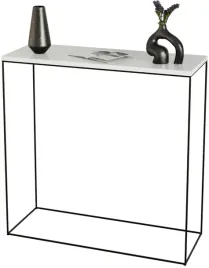 nowoczesna-konsola-toaletka-przedpokoj-loft-80x30x80-czarna-bialy-polysk