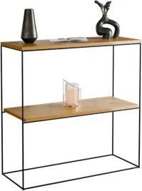 nowoczesna-konsola-podwojna-przedpokoj-loft-80x30x80-czarna-dab-lancelot