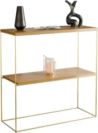 nowoczesna-konsola-podwojna-przedpokoj-loft-80x30x80-zlota-dab-lancelot