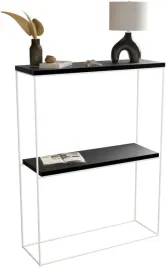 konsola-metalowa-toaletka-stolik-polka-stojaca-loft-bialy-czarny-60x20h80