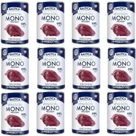 mokra-karma-dla-psa-bez-zboz-baltica-mono-venison-dziczyzna-99percent-12-x-400g