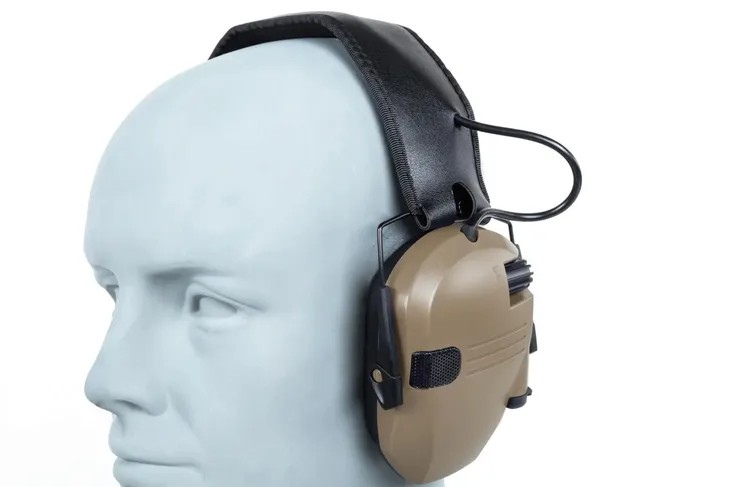 Aktywne ochronniki słuchu Wosport HD-21 Tan