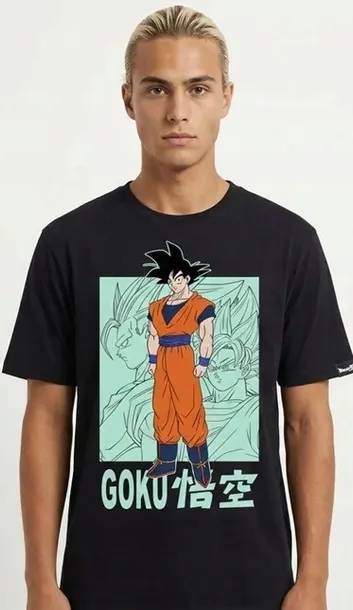 Koszulka Dragon Ball Z Goku czarna M