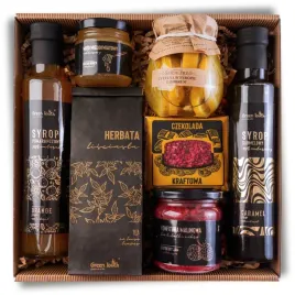 zestaw-kosz-prezentowy-upominek-herbata-syropy-miod-konfitura-cytryny-box