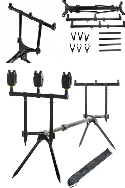 STANOWISKO KARPIOWE RUMPOL ROD POD NA 3 WĘDKI / POKROWIEC + 280535