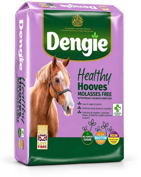 Sieczka dla koni DENGIE Healthy Hooves na kopyta ochwat bez melasy 15kg