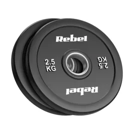 obciazenie-olimpijskie-gumowane-bumper-premium-zestaw-2x2-5kg-51mm-rebel