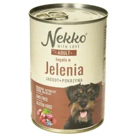 nekko-adult-karma-psa-jelen-jagody-pokrzywa-400g