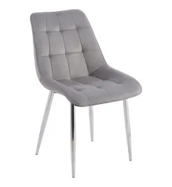 krzeslo-tapicerowane-j262-1-s-velvet-szare-na-chromowanych-nogach