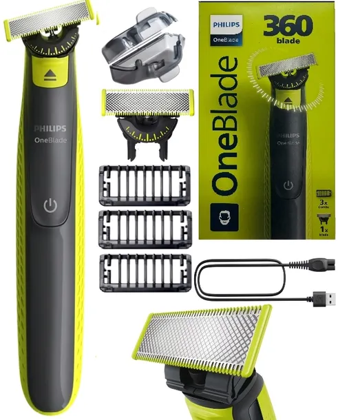 Golarka Philips Oneblade 360 Original trymer do golenia twarzy brody włosów