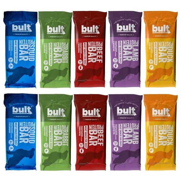 BULT Protein Bar przysmak dla psa Mix Smaków 10x75g