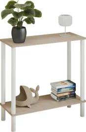 konsola-loft-z-polka-80x30x80-cm-metalowa-biala-do-przedpokoju