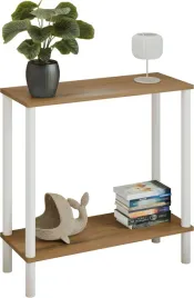 konsola-loft-z-polka-80x30x80-cm-metalowa-biala-do-przedpokoju