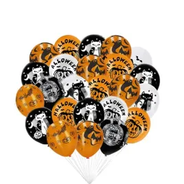 balony-lateksowe-30-szt-mix-happy-halloween-nietoperze-pajaki-kot-dynia