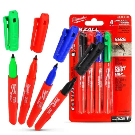 4x-marker-milwaukee-pisak-budowlany-inkzall-wodoodporny-uniwersalny-zestaw