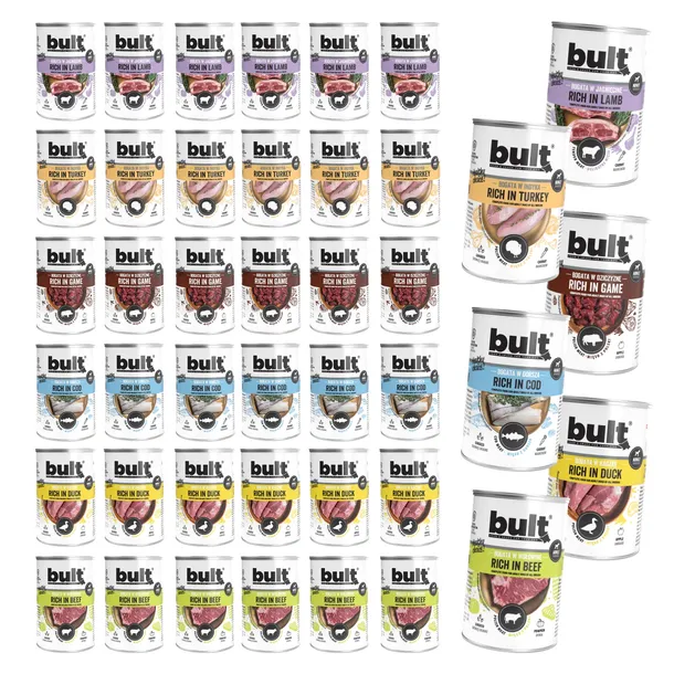 BULT mokra karma dla psa Mix Smaków puszka 36x400g Pełnoporcjowa