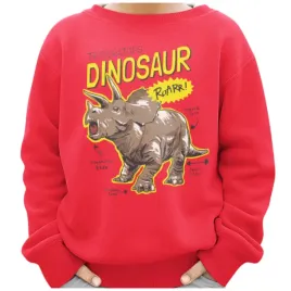 bluza-dziecieca-dinozaur-z-nadrukiem-czerwona-164