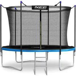 trampolina-ogrodowa-dla-dzieci-312cm-10ft-drabinka-siatka-wewnetrzna