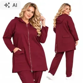 6938-komplet-dresowy-bordowy-bawelna-asymetryczny-z-kapturem-54-56-7xl-8xl