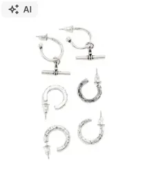 boohoo-srebrne-kolczyki-3-pack-s08