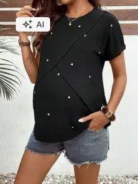 shein-czarna-bluzka-ciazowa-wzor-s06-xxl