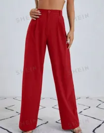 shein-czerwone-spodnie-prosta-nogawka-s06-m