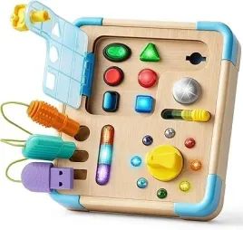 tablica-manipulacyjna-sensoryczna-dla-niemowlat-9-dzwiekow-15-led-drewniana