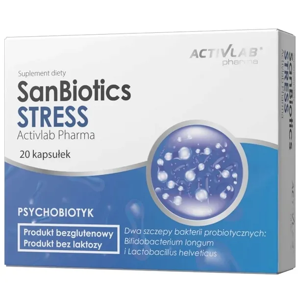 Activlab Pharma SanBiotics Stress Probiotyk Psychobiotyk 20 kaps.
