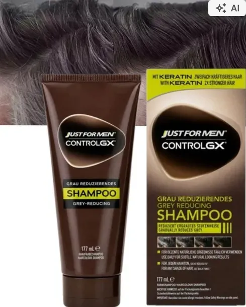 Just For Men Szampon ControlGX do Włosów Męskich redukcja siwizny 177ml