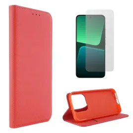 etui-do-xiaomi-17-5g-pokorowiec-futeral-case-smart-magnet-czerwony-i-szklo