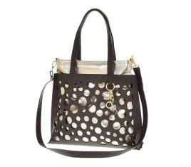 laura-biaggi-torebka-shopper-azur-kola-brazowy-groszek-zloty-blysk-f215