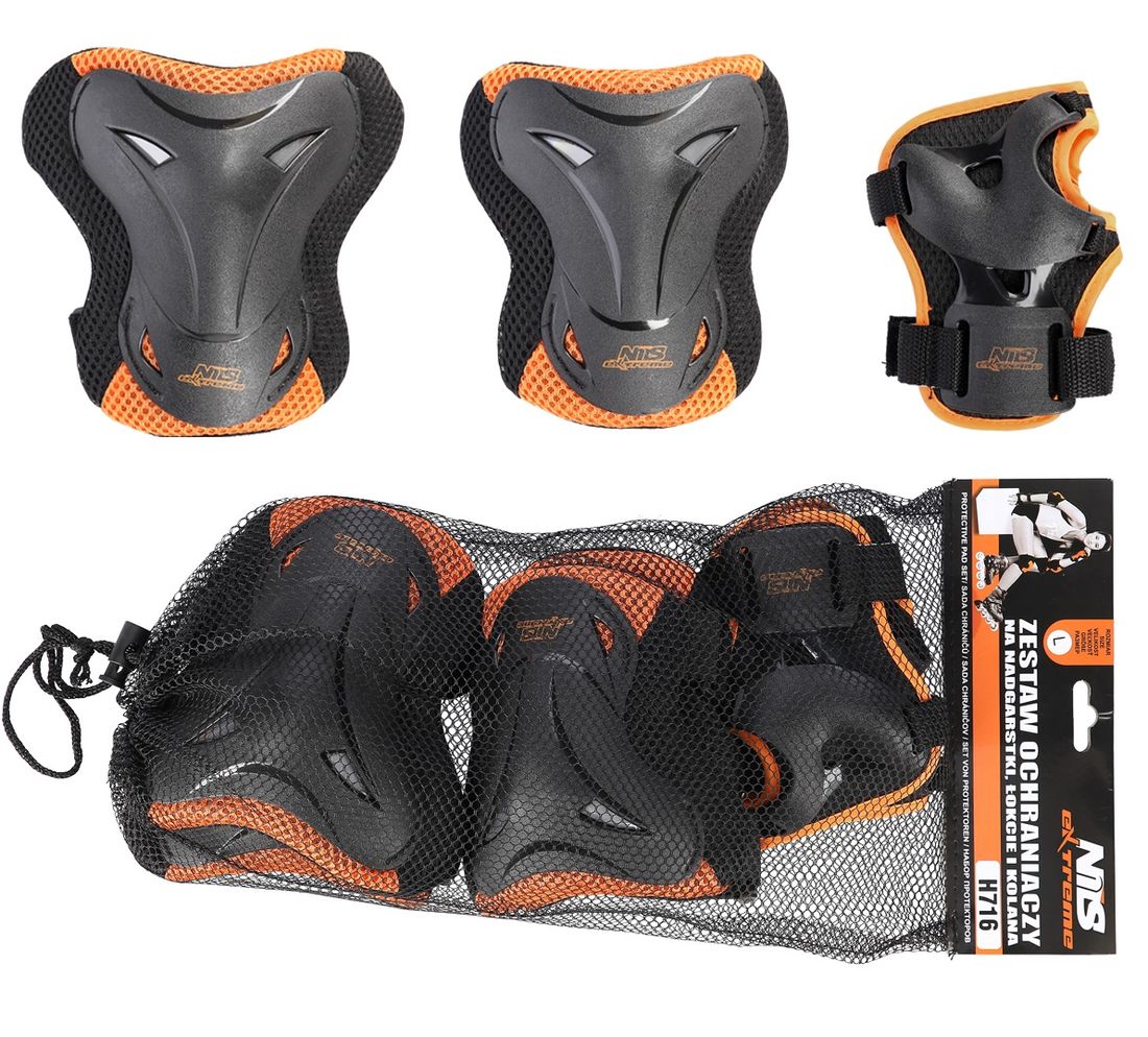 Ochraniacze Na Kolana Nadgarstki Łokcie Zestaw Na Rower Rolki Hulajnogę