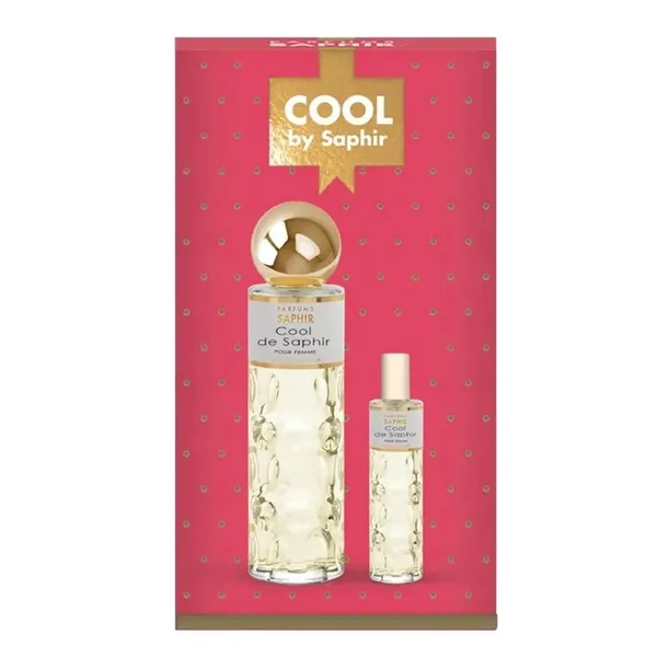 parfums saphir cool de saphir woda perfumowana 200 ml   zestaw  